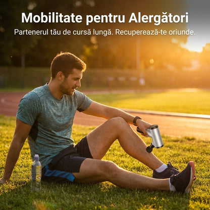 Pistol de Masaj Profesional "Deep Tissue" - Terapie prin Vibrații pentru Recuperare Musculară & Mobilitate