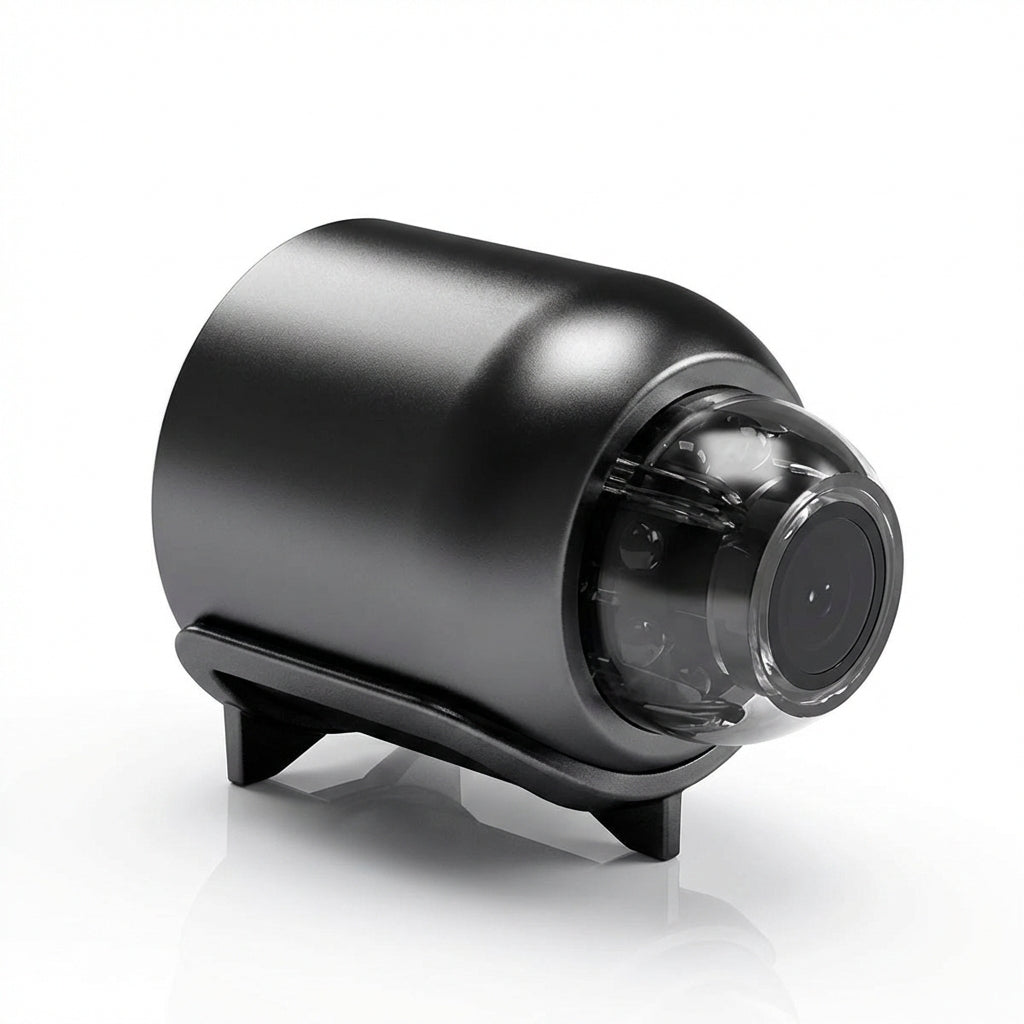 Mini Cameră de Supraveghere WiFi X5, Full HD 1080p, Night Vision, Audio-Video, Ascultare în Timp Real, Negru