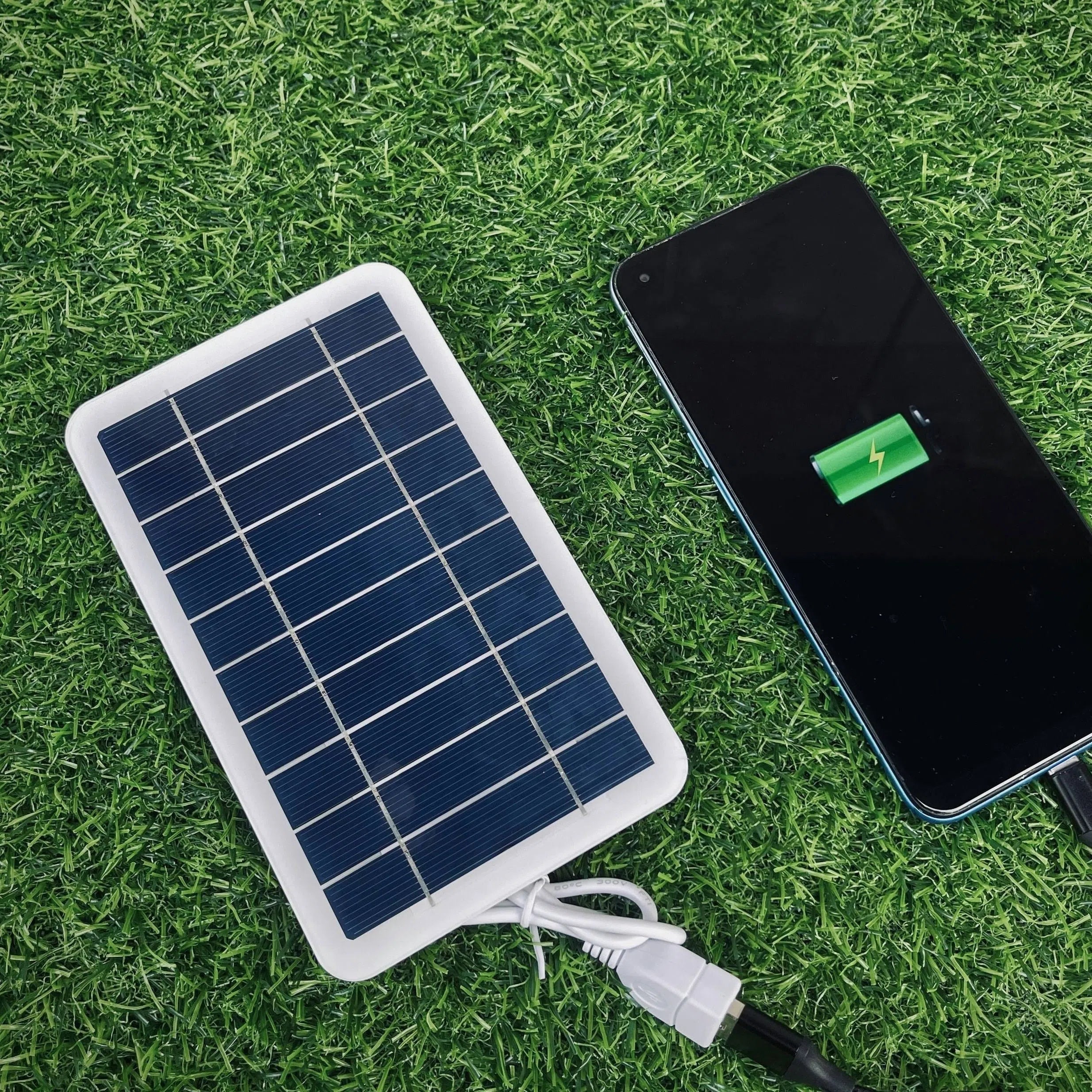 Încărcător solar portabil rezistent la apă, 2W, cu USB 5V