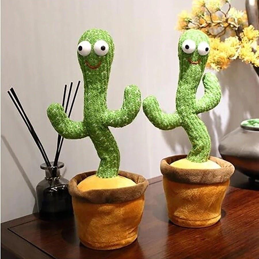 Jucărie de Plus - Cactus Dansator Interactiv