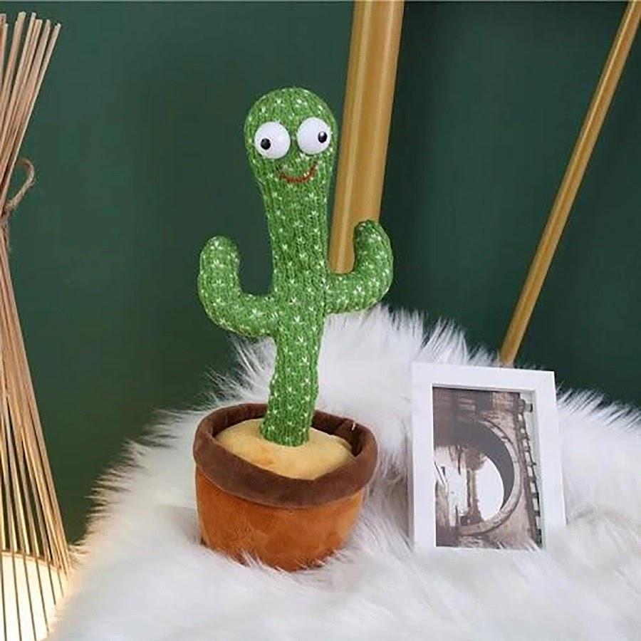 Jucărie de Plus - Cactus Dansator Interactiv