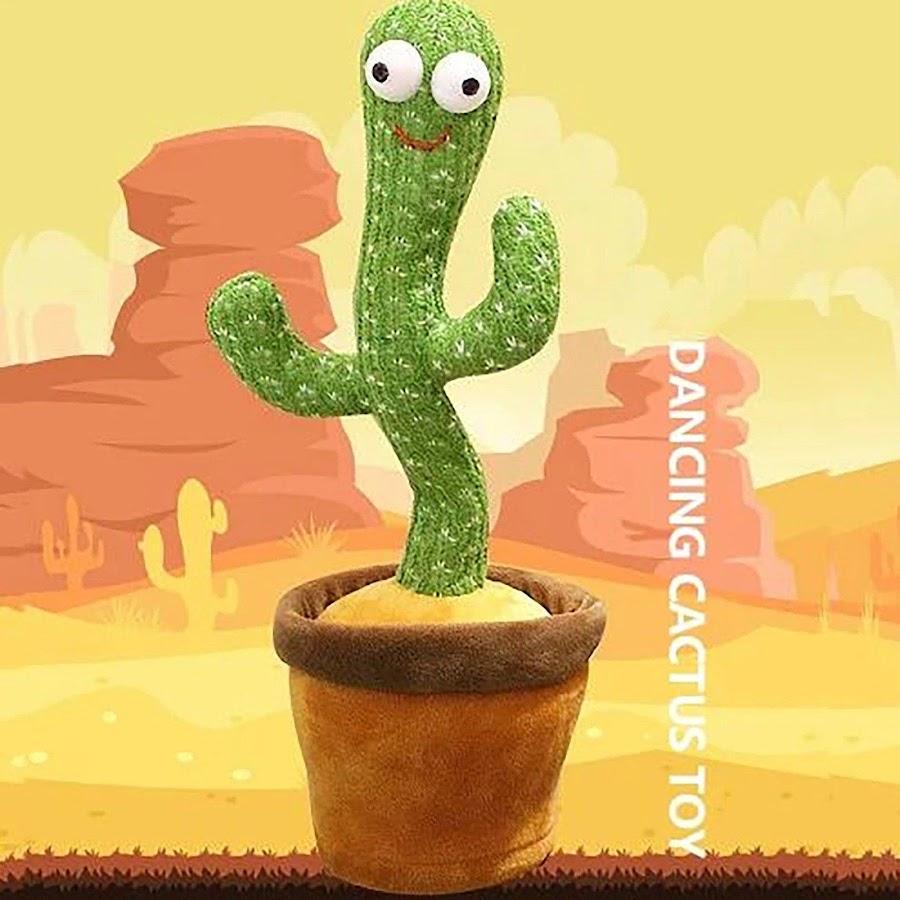 Jucărie de Plus - Cactus Dansator Interactiv