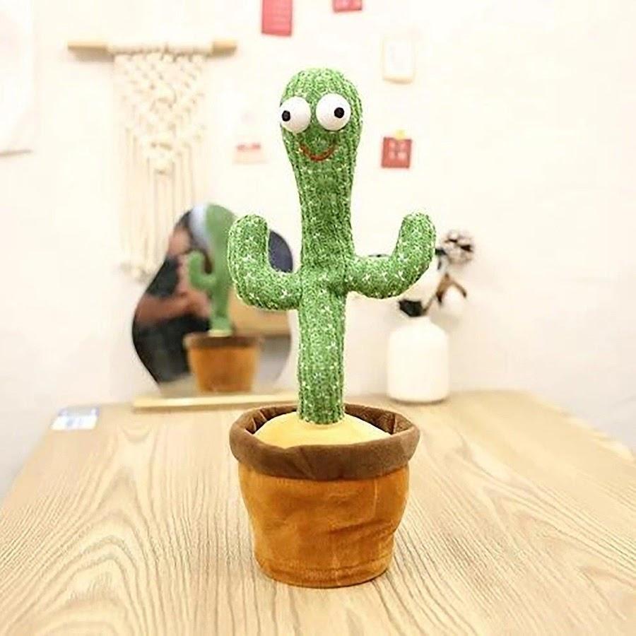 Jucărie de Plus - Cactus Dansator Interactiv