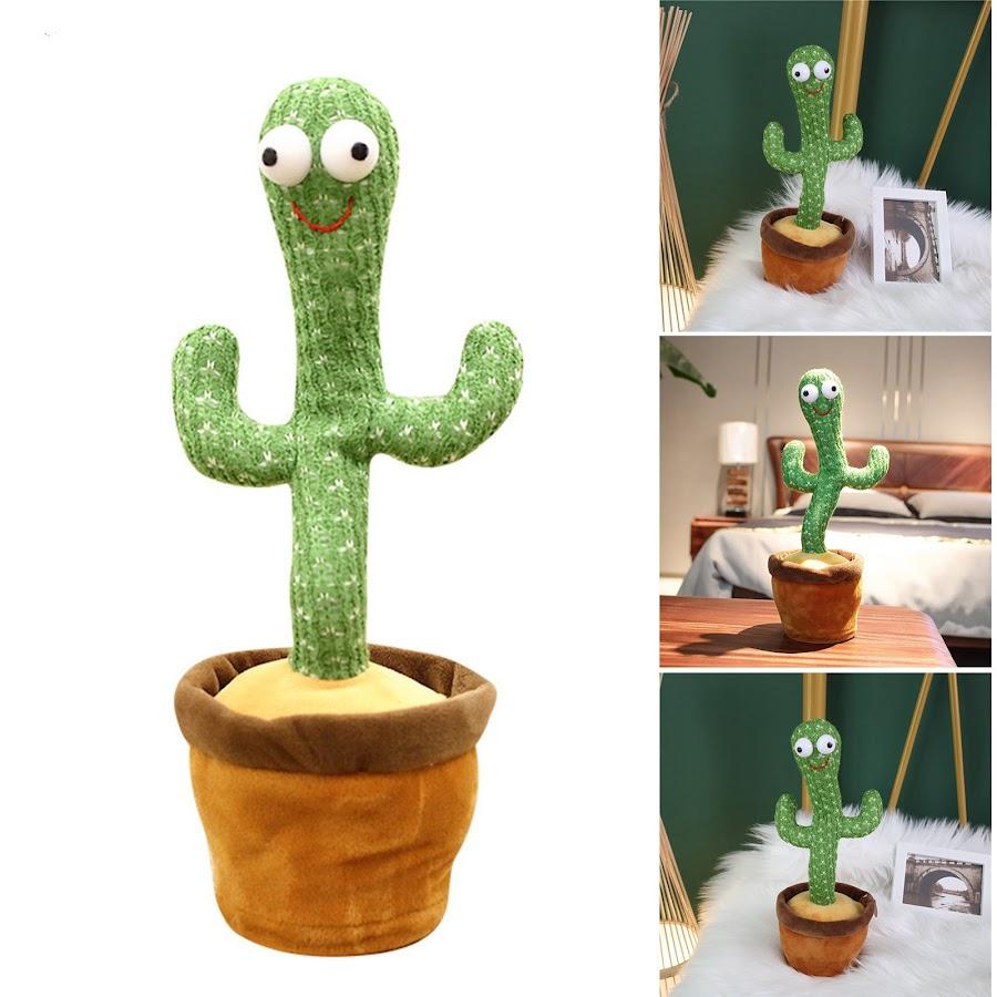 Jucărie de Plus - Cactus Dansator Interactiv