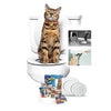 Kit Citi Kitty pentru educarea pisicilor la toaletă, 38.6 x 37.3 x 3 cm