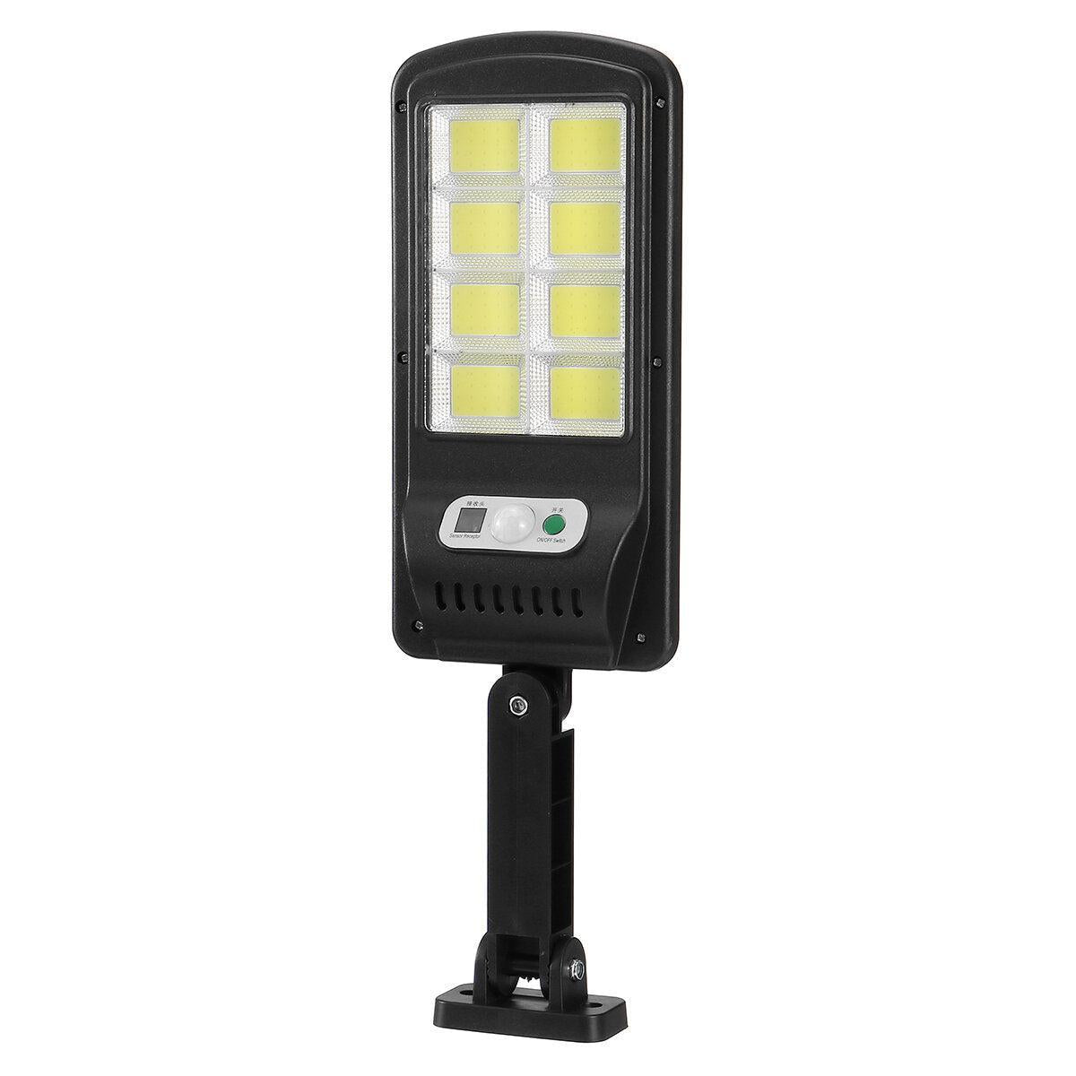 Lampa LED Solară COB 160 LED-uri cu Senzor de Mișcare, Autonomie 12-14 ore, IP65