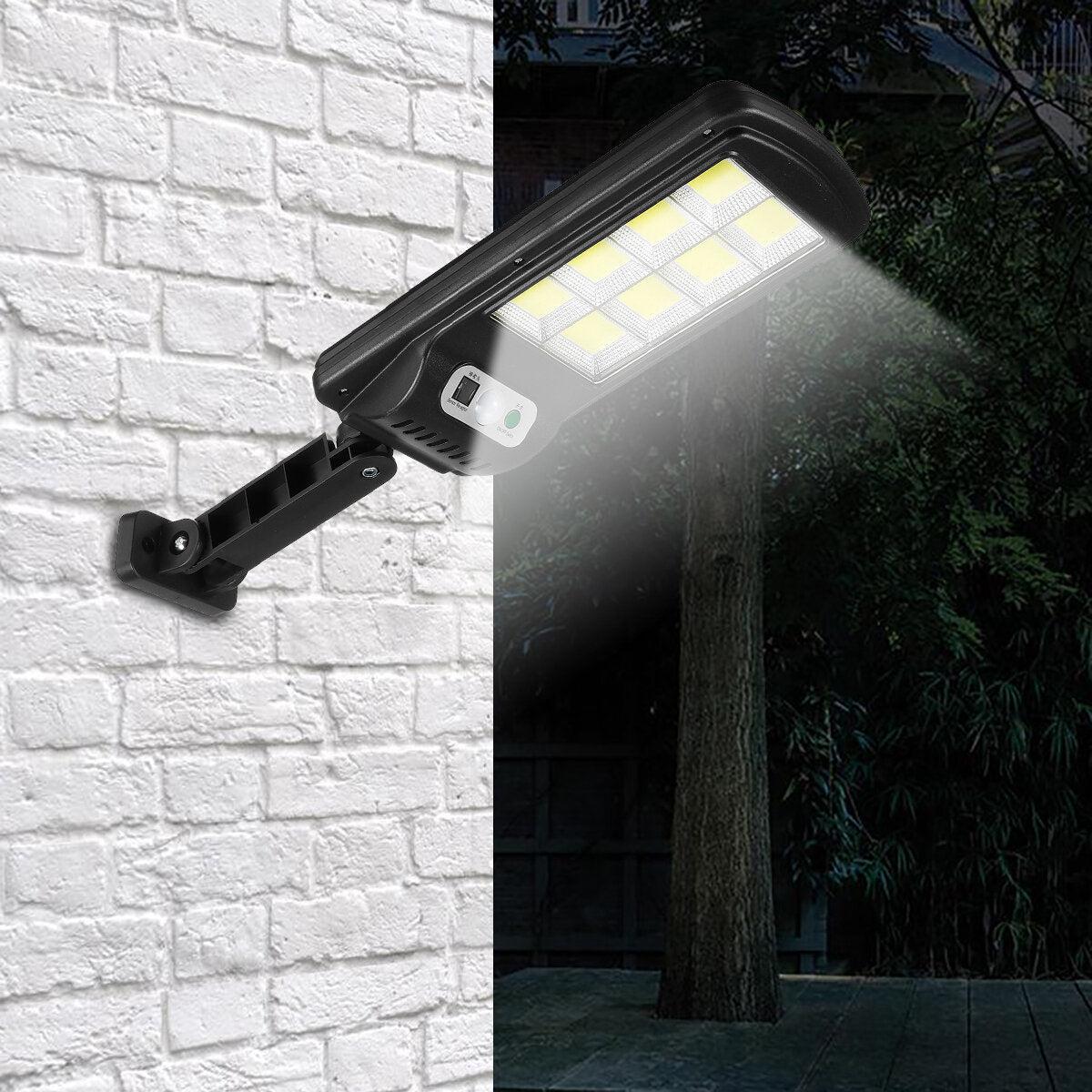 Lampa LED Solară COB 160 LED-uri cu Senzor de Mișcare, Autonomie 12-14 ore, IP65