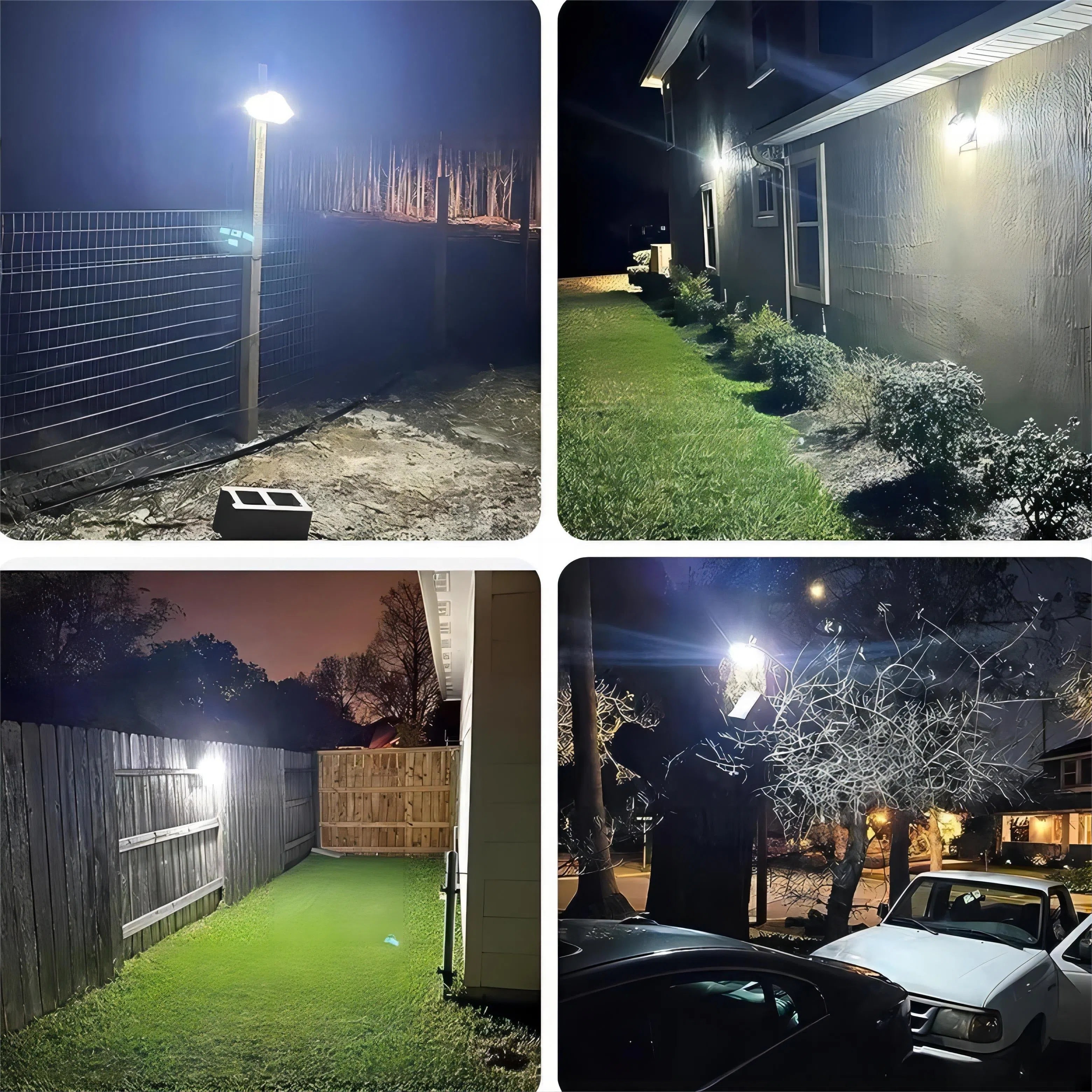 Lampa Solară LED cu Control la Distanță – 4 Capete, Senzor de Mișcare, 270° Unghi Larg, 3 Moduri de Iluminare