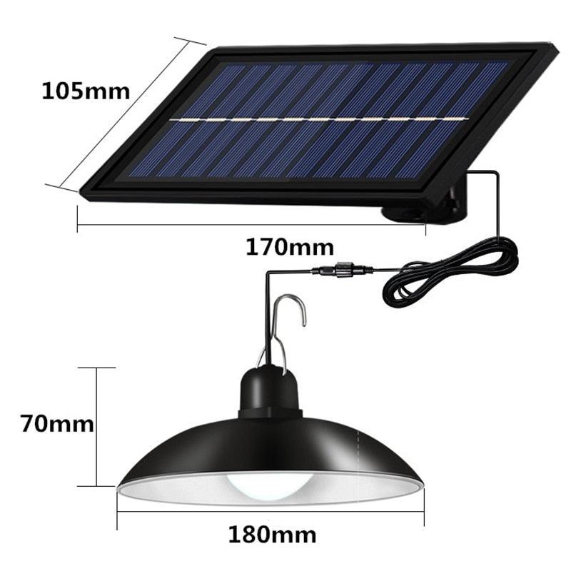 Lampa Solară de Interior 50W, Lumina Albă, Telecomandă Inclusă