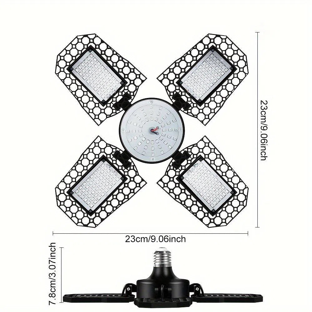 Lampa UV de creștere LED cu spectru complet, pentru plante, E27/E26, UV și IR