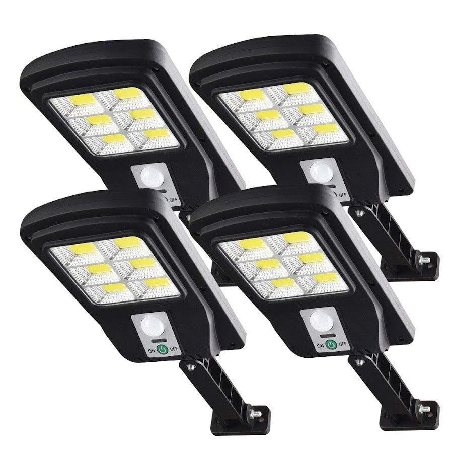 Lampa solară 48 LED COB 60W cu senzor de mișcare și telecomandă