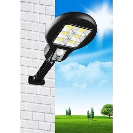 Lampa solară 48 LED COB, 60W cu senzor de mișcare și telecomandă inclusă