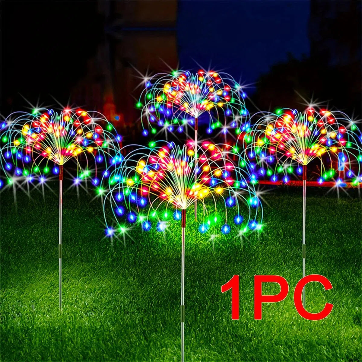 Luminile Solare de Grădină Firework 300LED – Rezistente la Apă, 200/60 LED-uri pentru Exterior