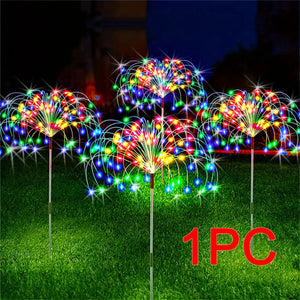 Luminile Solare de Grădină Firework 300LED – Rezistente la Apă, 200/60 LED-uri pentru Exterior