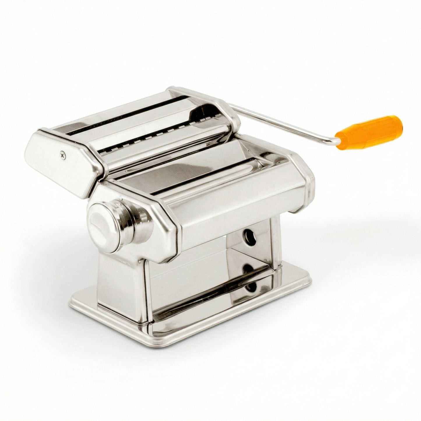 Mașină Manuală de Făcut Paste și Tăiței din Inox - 7 Trepte Grosime, Lățime 150mm & Fixare pe Masă