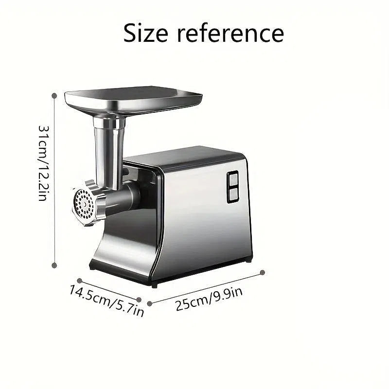 Mașină electrică de tocat carne – complet automată, oțel inoxidabil