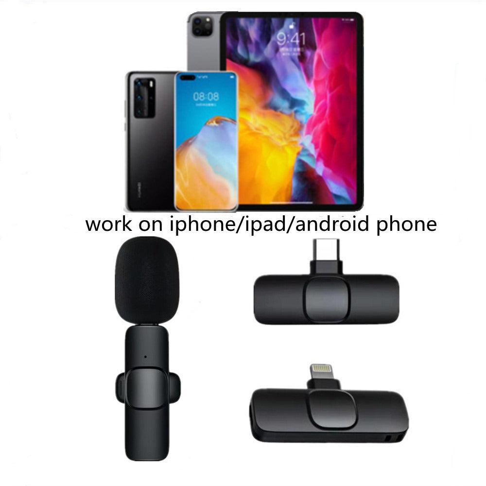 Microfon Wireless Lavaliera K8 cu Reducere Zgomot și Conectivitate USB-C sau iPhone