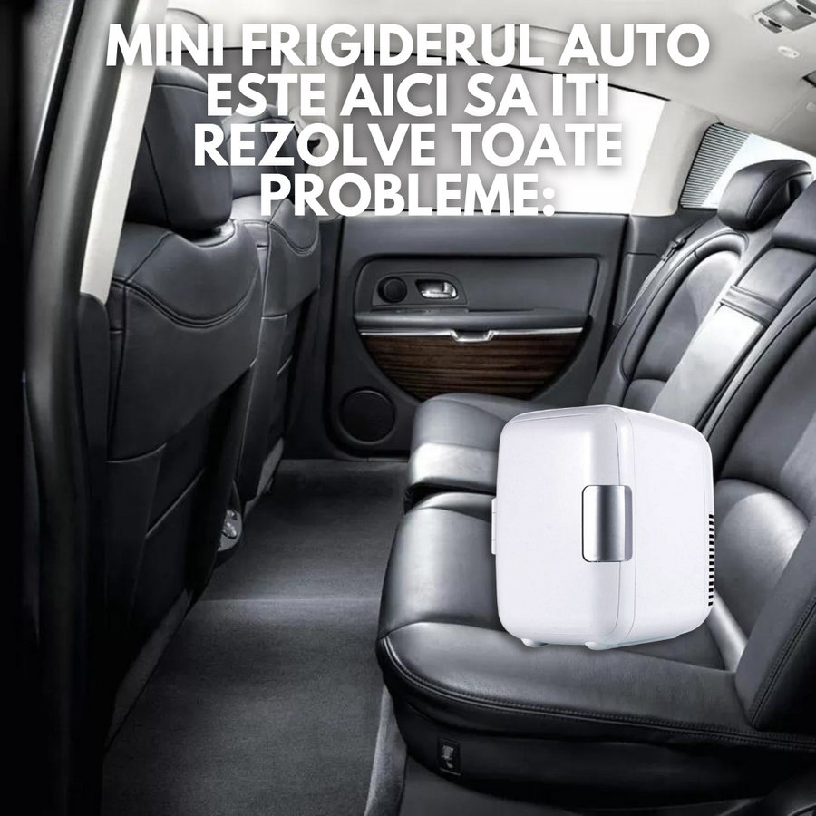 Mini Frigider Auto Portabil, 4L, Cu Alimentare Auto și Normală