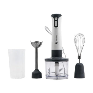 Mixer Vertical 3 în 1 Blender Tocător Inox cu Viteză Reglabilă 600W + Turbo