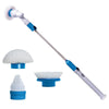 Mop Rotativ Electric Hurricane Spin Scrubber cu 3 Capete Interschimbabile pentru Multiple Suprafațe