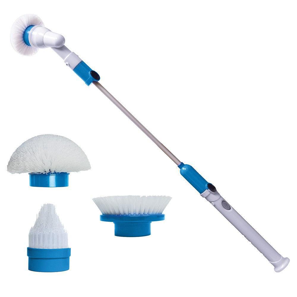 Mop Rotativ Electric Hurricane Spin Scrubber cu 3 Capete Interschimbabile pentru Multiple Suprafațe