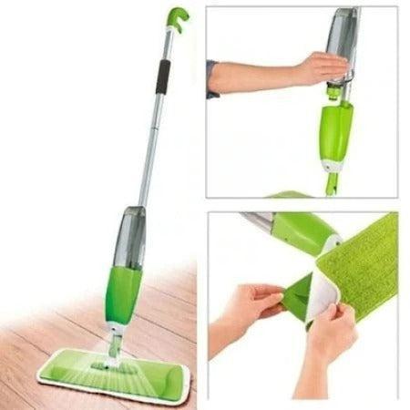 Mop cu pulverizator multifunctional, microfibra spray cu rezervor 650ml