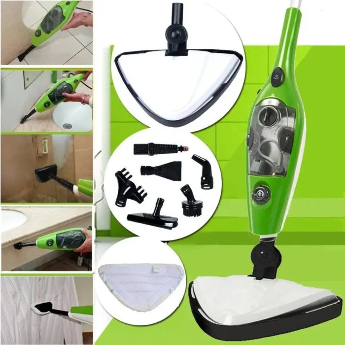 Mop cu Aburi 1300W H2O X10 cu Dezinfectare și Control Jet Abur, Rezervor 400ml