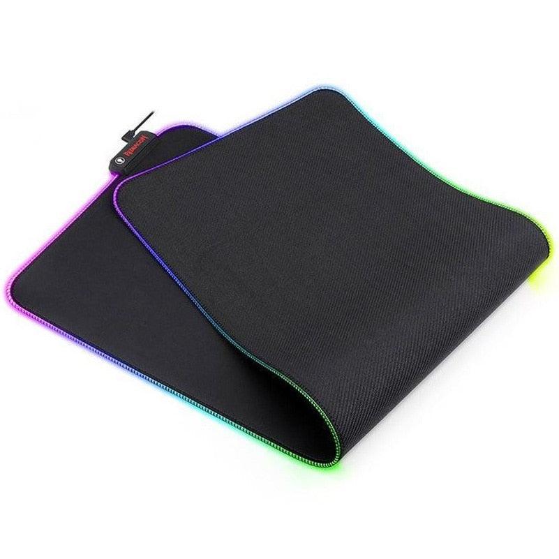 Mousepad Gaming Redragon Neptune, Iluminare RGB, Suprafață Textilă, Margini Cusute, USB Type-C