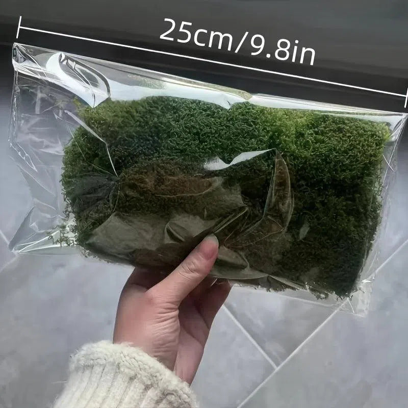 Mușchi Artificial 30g pentru Amenajări DIY – Decor Verde Simulat pentru Micro-Peisaje, Ghivece și Rocării