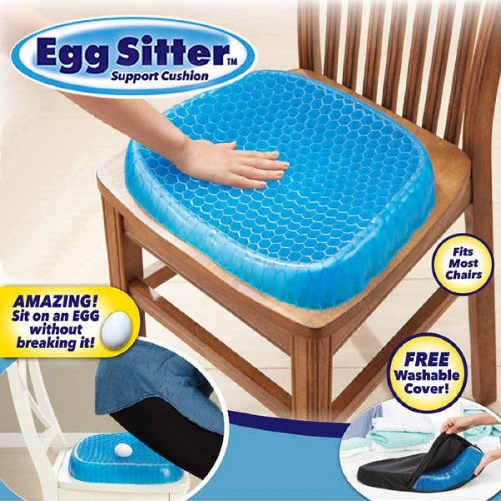 Perna pentru scaun din silicon tip fagure, Egg Sitter – confort ortopedic pentru orice scaun