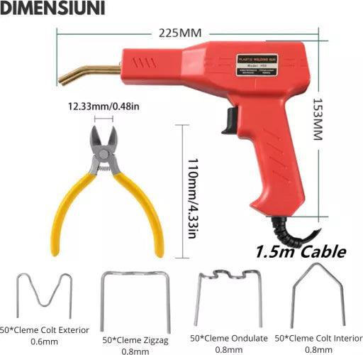 Pistol pentru Sudat Plastic 50W, Design Ergonomic, Încălzire Rapidă