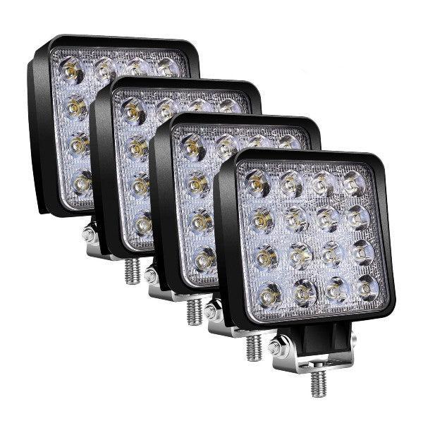 Proiector LED auto offroad 48W, rezistent și durabil pentru orice condiții