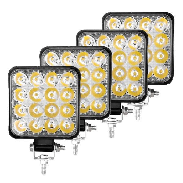 Proiector LED auto offroad 48W, rezistent și durabil pentru orice condiții