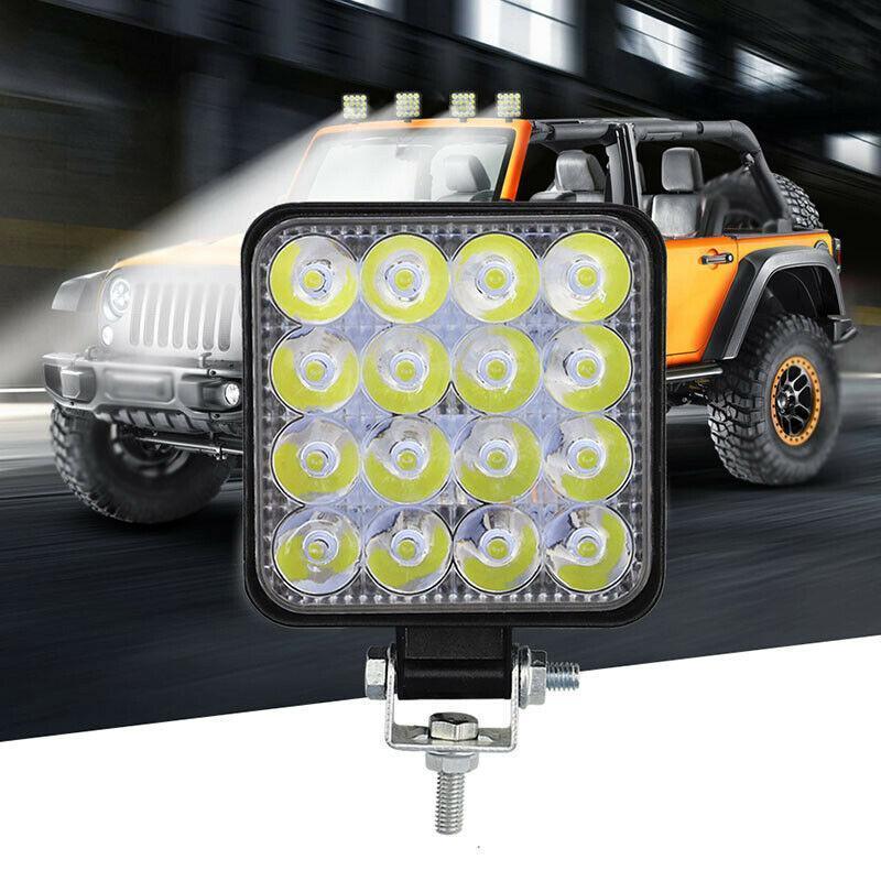 Proiector LED auto offroad 48W, rezistent și durabil pentru orice condiții