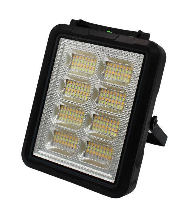 Proiector Solar HighPower 300W cu 200 LED-uri SMD, IP66, Încărcare Telefon, 4 Tipuri de Iluminare