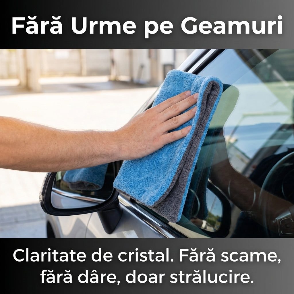 Prosop Auto Profesional din Microfibră pentru Uscare, 90x70 cm, Absorbție Extremă, Delicat cu Vopseaua