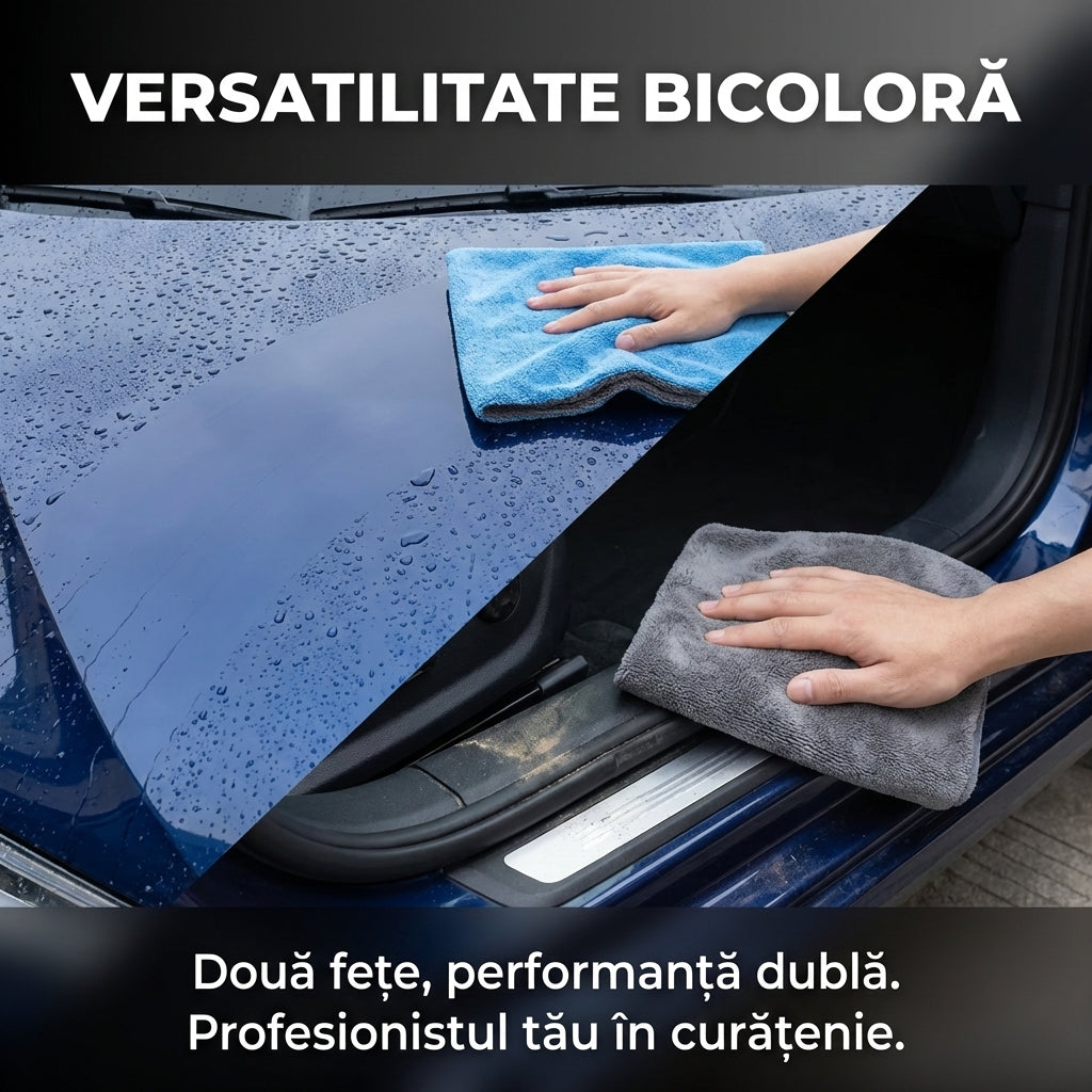 Prosop Auto Profesional din Microfibră pentru Uscare, 90x70 cm, Absorbție Extremă, Delicat cu Vopseaua