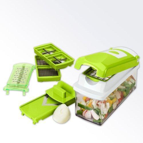 Răzătoare multifuncțională Nicer Dicer, 11 moduri de tăiere, recipient transparent și accesorii