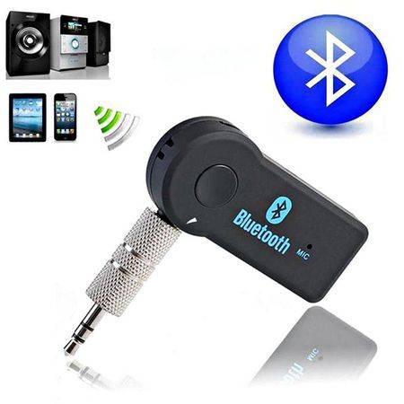 Receptor Bluetooth auto cu Handsfree, 2.4 GHz, transmisie 10 metri, Jack 3.5 mm și microfon