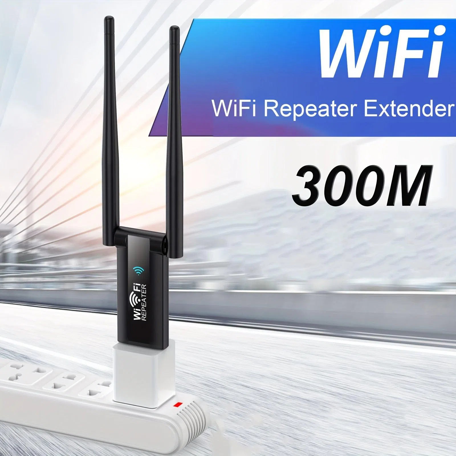 Repetor Wireless WiFi 2.4G 300Mbps – Extensor de Semnal și Amplificator de Rețea cu Distanță Lungă, Adaptor USB