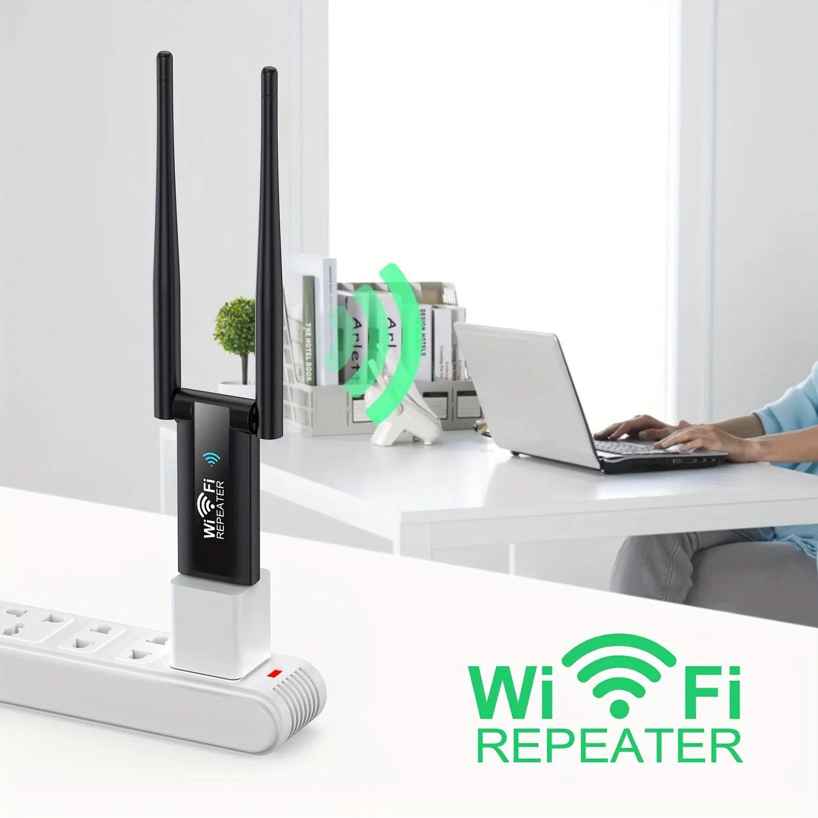 Repetor Wireless WiFi 2.4G 300Mbps – Extensor de Semnal și Amplificator de Rețea cu Distanță Lungă, Adaptor USB