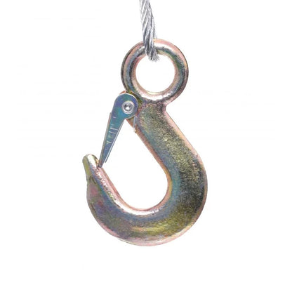 Troliu Manual Puternic 550 KG cu Carlig, Manivela, Reductor Melcat cu Auto-Blocare