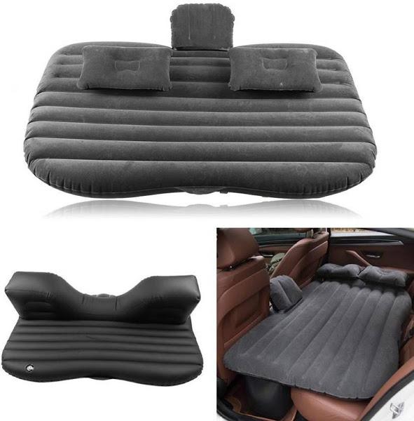 Saltea Gonflabilă Couch Air pentru Mașină, 86 x 40 x 135 cm, Include Pompa Auto