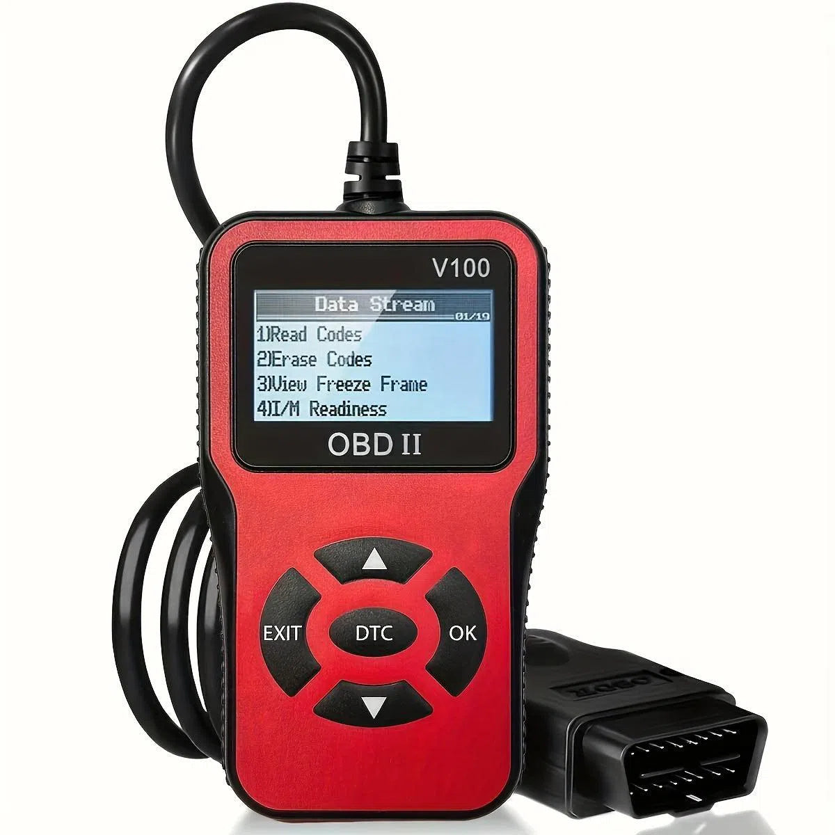 Scanner diagnostic OBD2 pentru mașină, cititor de coduri de eroare și tester de baterie