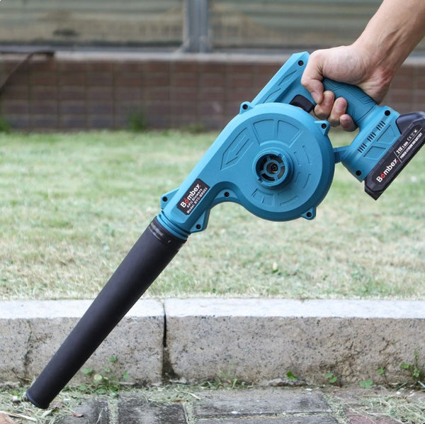 Dispozitiv 2 în 1 Suflantă și Aspirator Set Complet cu 2 Acumulatori 48V, 19.000 RPM