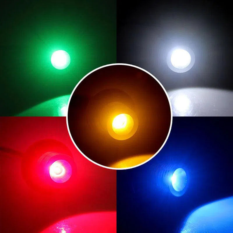 Set 2 becuri Angel Eye pentru lumină de ceață auto, LED-uri multicolore