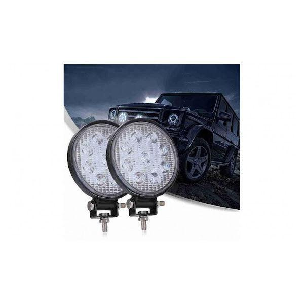 Set 4 x Proiector LED BAR Off Road Rotund 27W, 11 cm