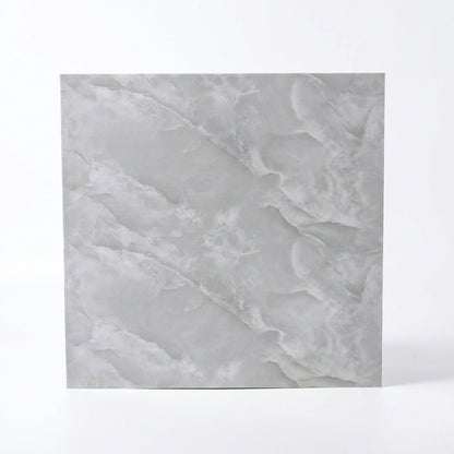 Set 5 Gresie PVC Autoadezivă Premium, Aspect Marmură Alb/Gri, 60x60 cm, Impermeabilă și Ignifugă, Montaj Rapid Fără Adeziv