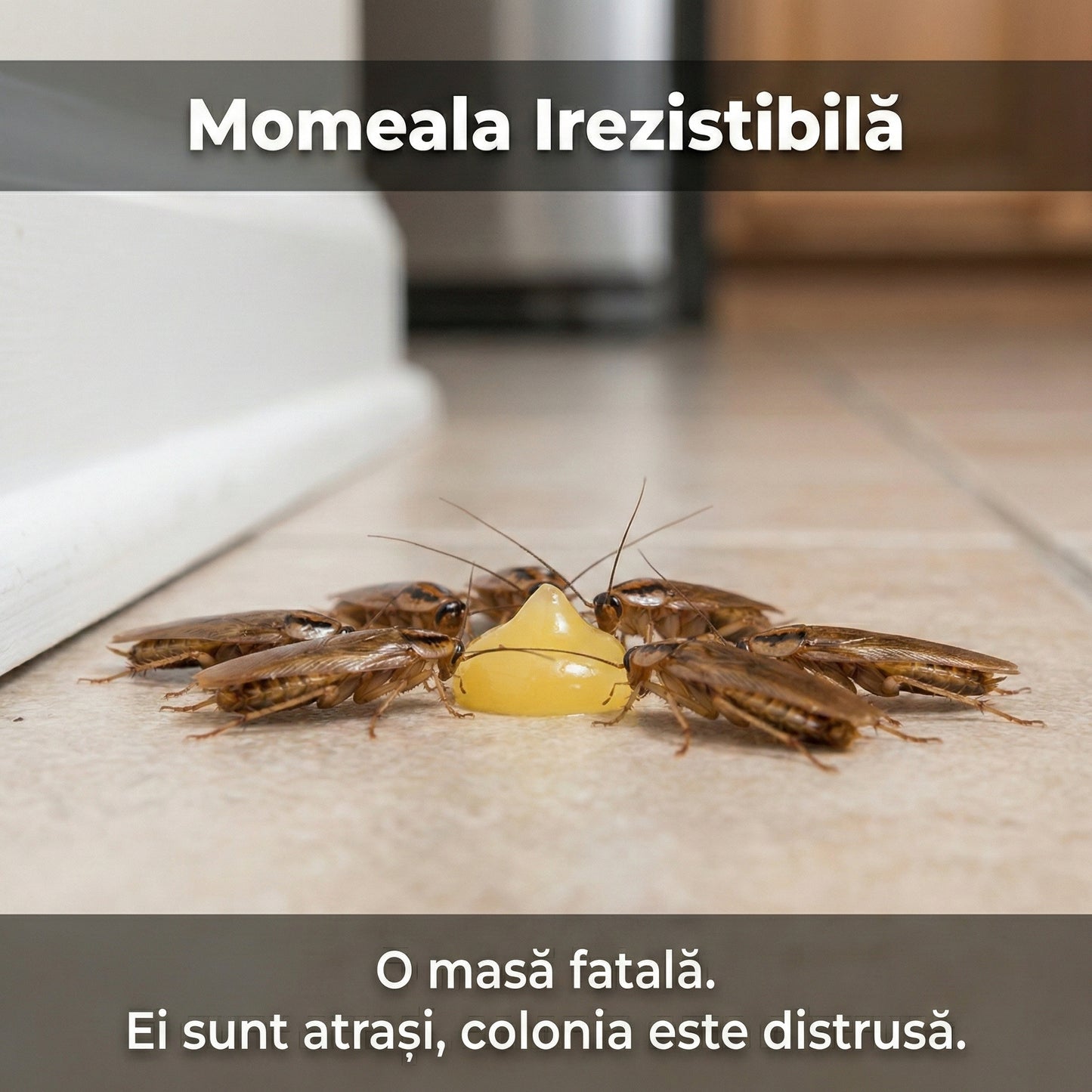 Set 5 x Gel Anti-Gândaci Roach Doctor, Seringă Aplicare 30g, Eliminare Rapidă în 24h, Efect de Cascadă, Interior/Exterior