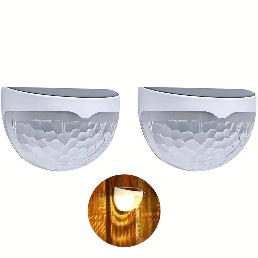 Set Lumini Solare pentru Gard și Terasă - 6/4/2 Pachete, Iluminat Decorativ pentru Perete, Curte și Garaj